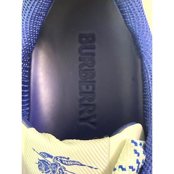 Burberry Terrace Leather Sneakers Extra Laces Sz 38 US 8 NEW - Picture 8 of 13